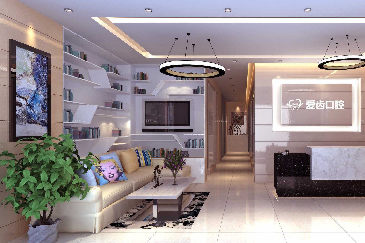 小型店面室内装修吊顶