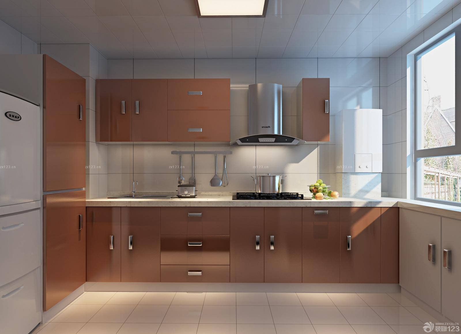 橱柜店面地砖装修图