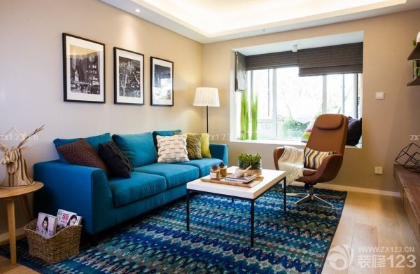 北欧田园风格客厅沙发颜色搭配