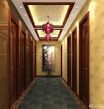 美容店面过道吊顶装修效果图片