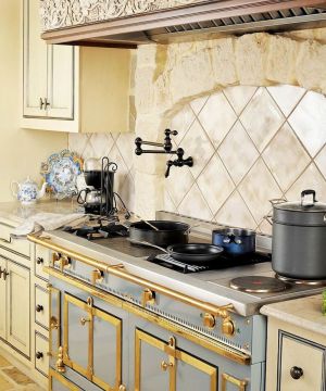 美式设计小厨房装修效果图片欣赏