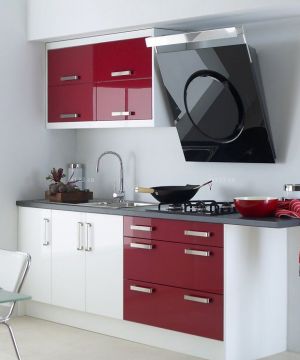 简洁小型家居室小厨房装修效果图欣赏