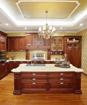 2023厨房装修效果图 美式别墅设计
