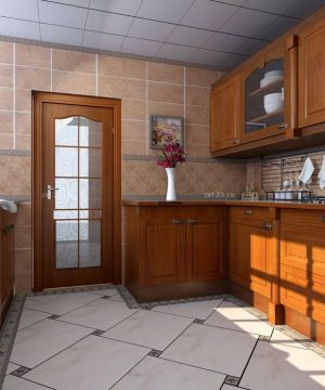 2023厨房装修效果图 实木橱柜装修效果图