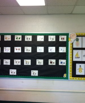 幼儿园室内简单背景墙设计效果图片