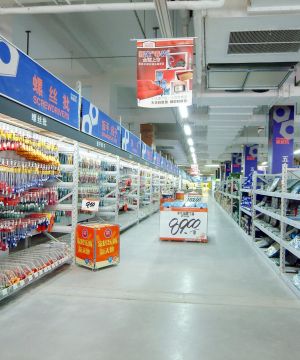 大型超市混搭风格设计装修效果图