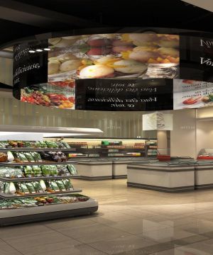 最新超市吊顶设计装修效果图片