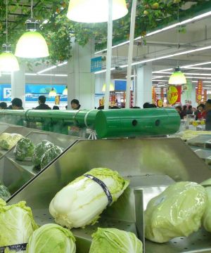 最新超市室内吊灯装修效果图片