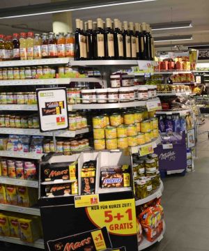 超市货架装修设计实景图