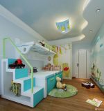 10平方儿童卧室双层床装修效果图片