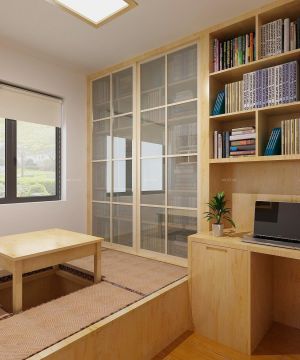小户型家居书房榻榻米装修设计效果图片
