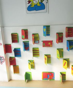 现代幼儿园过道墙面布置效果图片
