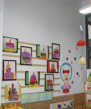 武汉幼儿园室内白色墙面装修效果图片大全