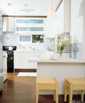 小厨房设计图 现代简约家装图片