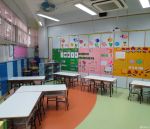 特色幼儿园教室背景墙装修效果图片