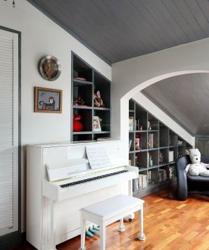 生态木屋别墅书房设计图片大全