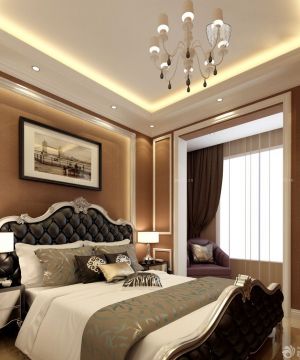 欧式古典风格10平方卧室精装修图片