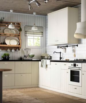 美式小户型装修风格整体厨房效果图片