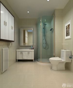 最新现代家装卫生间装修效果图欣赏