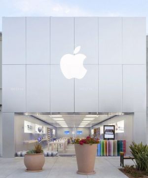 苹果店面门头设计装修效果图片
