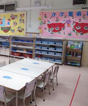 北京幼儿园教室简约装修效果图图片