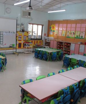 特色幼儿园大班教室装修效果图片 