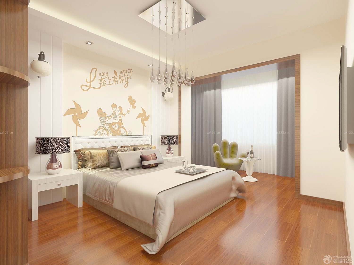 婚房卧室装修效果图大全2025图片 简约欧式风格