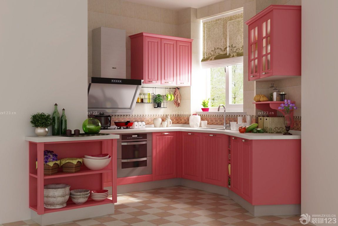 时尚家装小厨房橱柜效果图