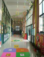现代幼儿园走廊装饰设计效果图图片大全