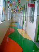现代幼儿园走廊装饰设计效果图片