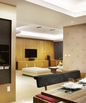 现代时尚电视墙装修效果图大全