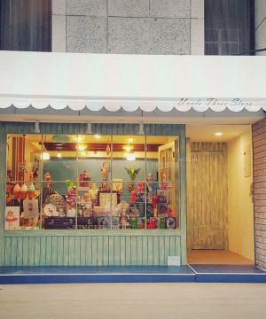 复古店面门头就是装修效果图