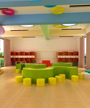 现代幼儿园教室设计效果图片欣赏