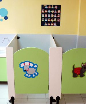 现代幼儿园小卫生间设计效果图片