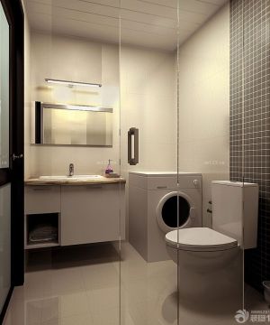 小型卫生间浴室柜装修效果图