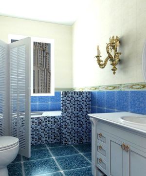 小型卫生间浴室柜装修效果图片