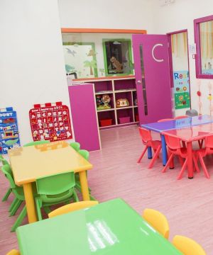 郑州幼儿园教室装修实景图
