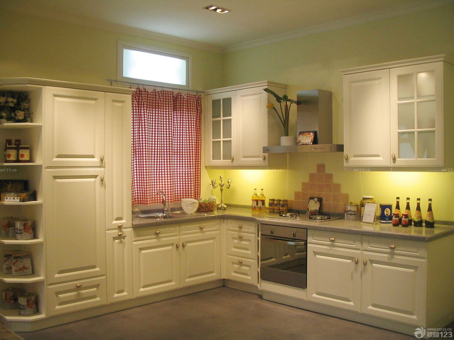 西式厨房橱柜图片