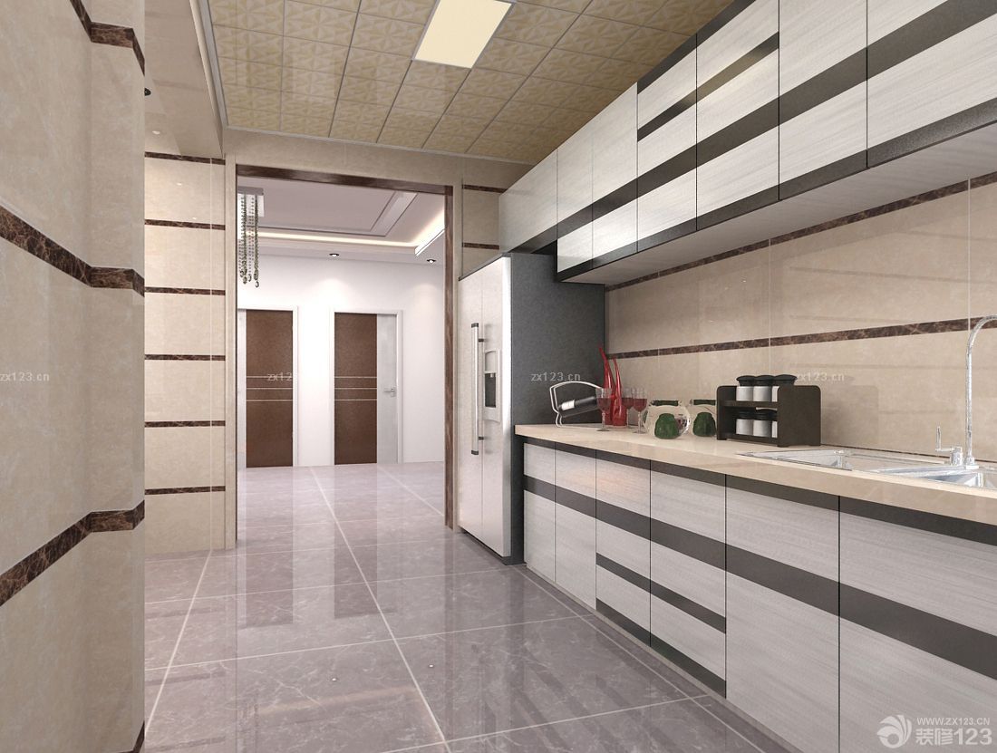 现代室内小厨房装修设计效果图