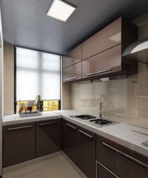 现代室内小面积厨房装修效果图