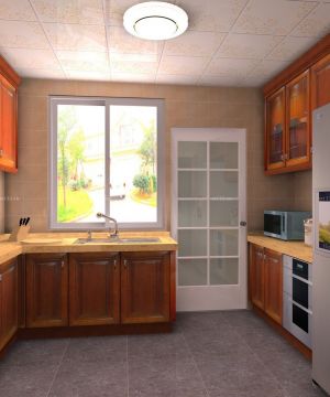 西式家装厨房橱柜效果图