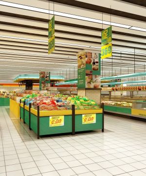 大型超市装饰设计图片