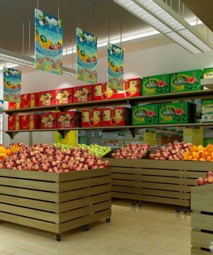 水果超市装饰设计效果图图片