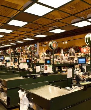 美式超市装饰设计效果图图片