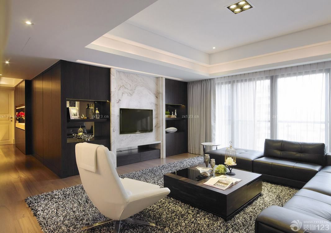 豪华家装木箱茶几装修效果图片