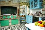 家庭装修混搭风格樱花整体厨房效果图片