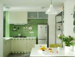 6平米厨房绿色墙面装修效果图片
