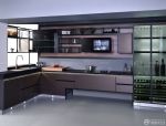 韩式大型别墅设计厨房装修效果图片