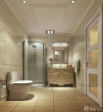 卫生间浴室玻璃门装修设计效果图片