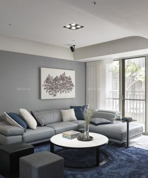 最新现代风格转角沙发装修效果图大全